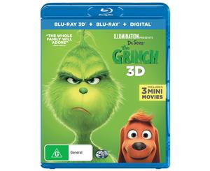 The Grinch 2019 Release 3D Edition with 2D Edition Digital Download Blu-ray