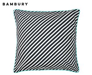 Bambury Tilo 65x65cm European Pillowcase - Black/White