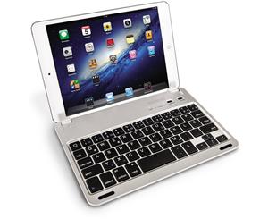 Caseflex iPad Mini German Keyboard - Silver/Black