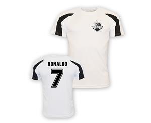 Cristiano Ronaldo Real Madrid Sports Training Jersey (white)