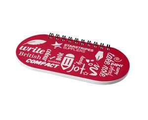 Desk-Mate Capsule Notebook (Red/Solid Black) - PF2824