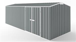 EasyShed D6023 Tall Truss Roof Garden Shed - Armour Grey