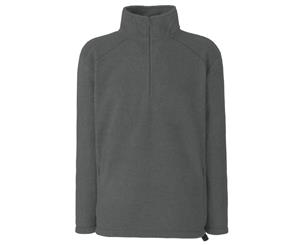 Fruit Of The Loom Mens Half Zip Outdoor Fleece Top (Smoke) - BC374