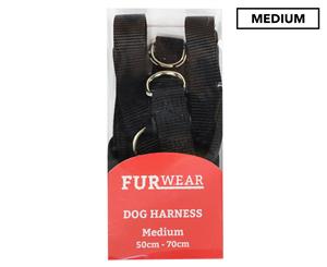 Furwear Medium Dog Harness - Black