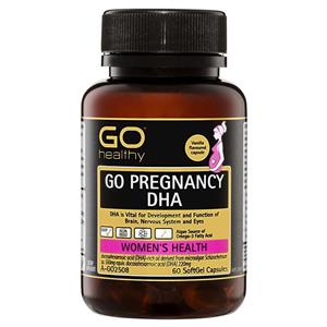 GO Healthy Pregnancy DHA 60 Capsules