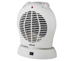 Heller 2000W Electric Portable Upright Oscillating Floor/Desk Fan Heater/Heating