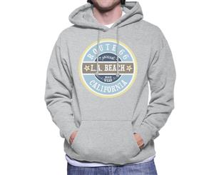 Route 66 Original Beach Wear Men's Hooded Sweatshirt - Heather Grey