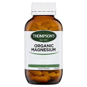 Thompson's Organic Magnesium 120 Tablets