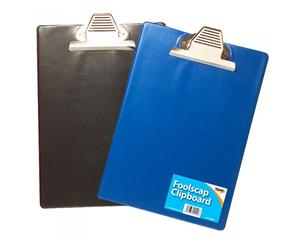 Tiger Stationery Foolscap Pvc Clipboard (Black) - SG14701