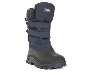 Trespass Childrens Boys Strachan Ii Waterproof Touch Fastening Snow Boots (Navy) - TP4015