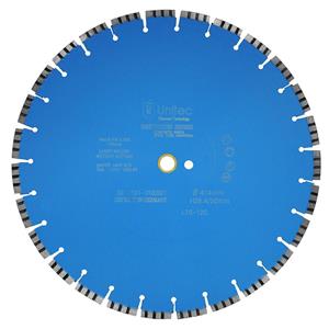 Unitec 400mm Segmented Diamond Blade for General Purpose Cutting - DESTROYER