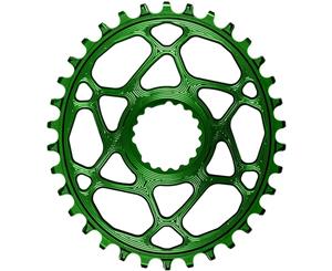 absoluteBLACK Oval 1x Cannondale Direct Mount Chainring Green 32T