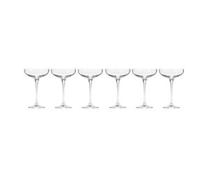 6pc Krosno Harmony Collection 240ml Coupe Champagne Glass Barware Bar Glasses