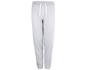 Awdis Girlie Ladies Cuffed Jogging Bottoms / Sweatpants (Heather Grey) - RW189