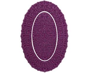 Cheery Lynn Designs Doily Die-Fleur De Lis Oval 3.25&quotX4.75"