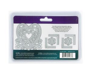 Crafter's Companion Die'sire Dies Edge'ables Graceful Heart 7/Pkg