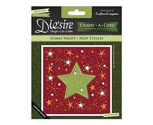 Die'sire Create-A-Card Cutting & Embossing Die Starry Night.