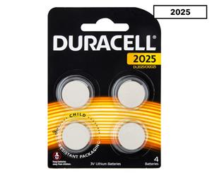 Duracell 3V Lithium Coin 2025 Batteries 4pk