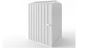 EasyShed S1515 Tall Gable Roof Garden Shed - Off White