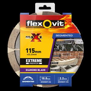 Flexovit 115 x 22.23mm Maxx Segmented Diamond Blade