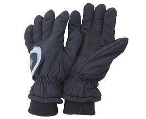 Floso Ladies/Womens Thinsulate Extra Warm Thermal Padded Winter/Ski Gloves With Palm Grip (3M 40G) (Navy) - GL421