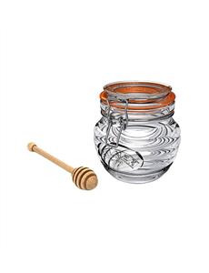 Kilner Honey Pot And Drizzler Spoon 400ml