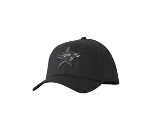 Perth Wildcats Black on Black Premium Curved Peak Cap NBL Basketball Hat
