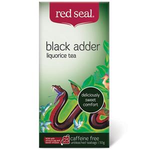 Red Seal Black Adder Liquorice 25 Tea Bags