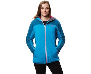 Regatta Womens/Ladies Whitlow Strech Lightweight Waterproof Jacket - BlReef/Moroc