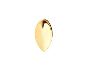 Single 14x7mm Grill - Canine Fang Tooth - gold - Gold