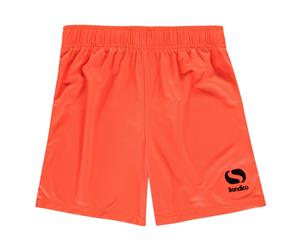 Sondico Boys Core Football Shorts Pants Bottoms Junior - FluOrange/Black