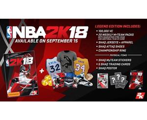 XB1 NBA 2K18 Legend Edition Xbox 1 One Game