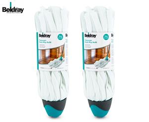 2 x Beldray Telescopic Cloth Mop Refill