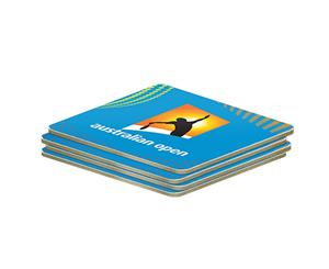 Australian Open Grand Slam Tennis Logo Coasters