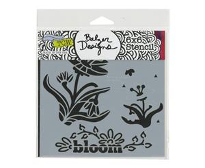 Crafters Workshop Template 6 inch X6 inch - Layered Bloom