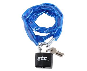 ETC Chain Lock With Padlock 900 x 4mm