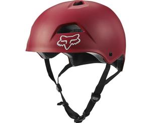 Fox Flight Sport Bike Helmet Dark Red