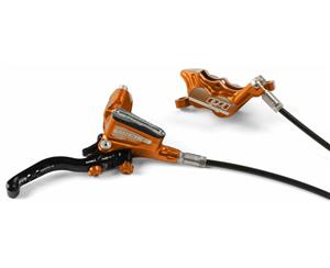 Hope Tech3 E4 Left Lever Rear Disc Brake Orange