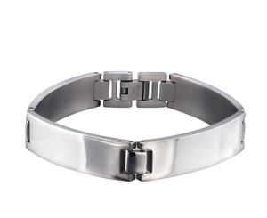 Mens Stainless Steel Bangle Bracelet 22 CM