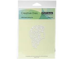 Penny Black Creative Dies-Silhouette Lady 2&quotX3"