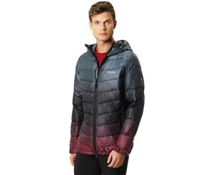 Regatta Mens Azuma II Light Durable Water Repellent Hooded Coat Jacket - Seal Grey