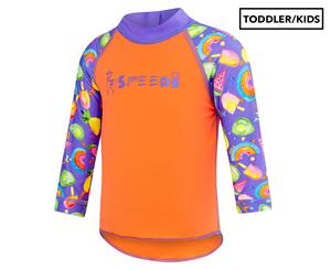 Speedo Toddler/Girls' Long Sleeve Sun Top - Flare/Fruity Party