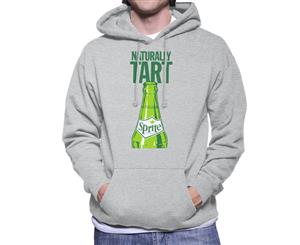 Sprite Naturally Tart 1960 Bottle Men's Hooded Sweatshirt - Heather Grey