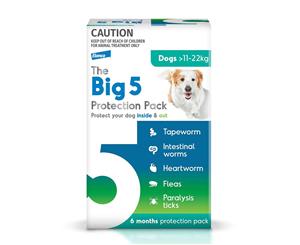 The Big 5 Protection Pack For 11-22kg Dogs