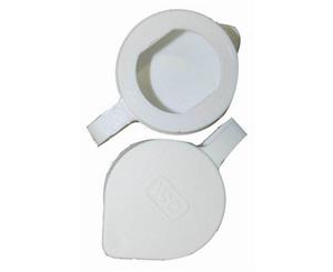 W4 Round Lock Cover (Pack Of 2) (White) - MD365