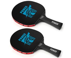 2x Summit Australia Port Adelaide Power Table Tennis Bat Training/Competition