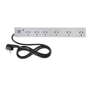 Arlec 6 Outlet Surge Entertainment Powerboard