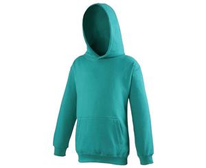 Awdis Kids Unisex Hooded Sweatshirt / Hoodie / Schoolwear (Jade) - RW169