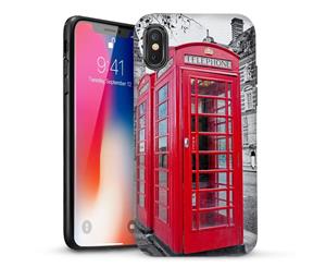 British phone Booth Dual Layer heavy duty Case Cover For Apple iPhone XR