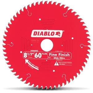 Diablo 216mm 60T TCT Circular Saw Blade for Wood Cutting - Fine Finish